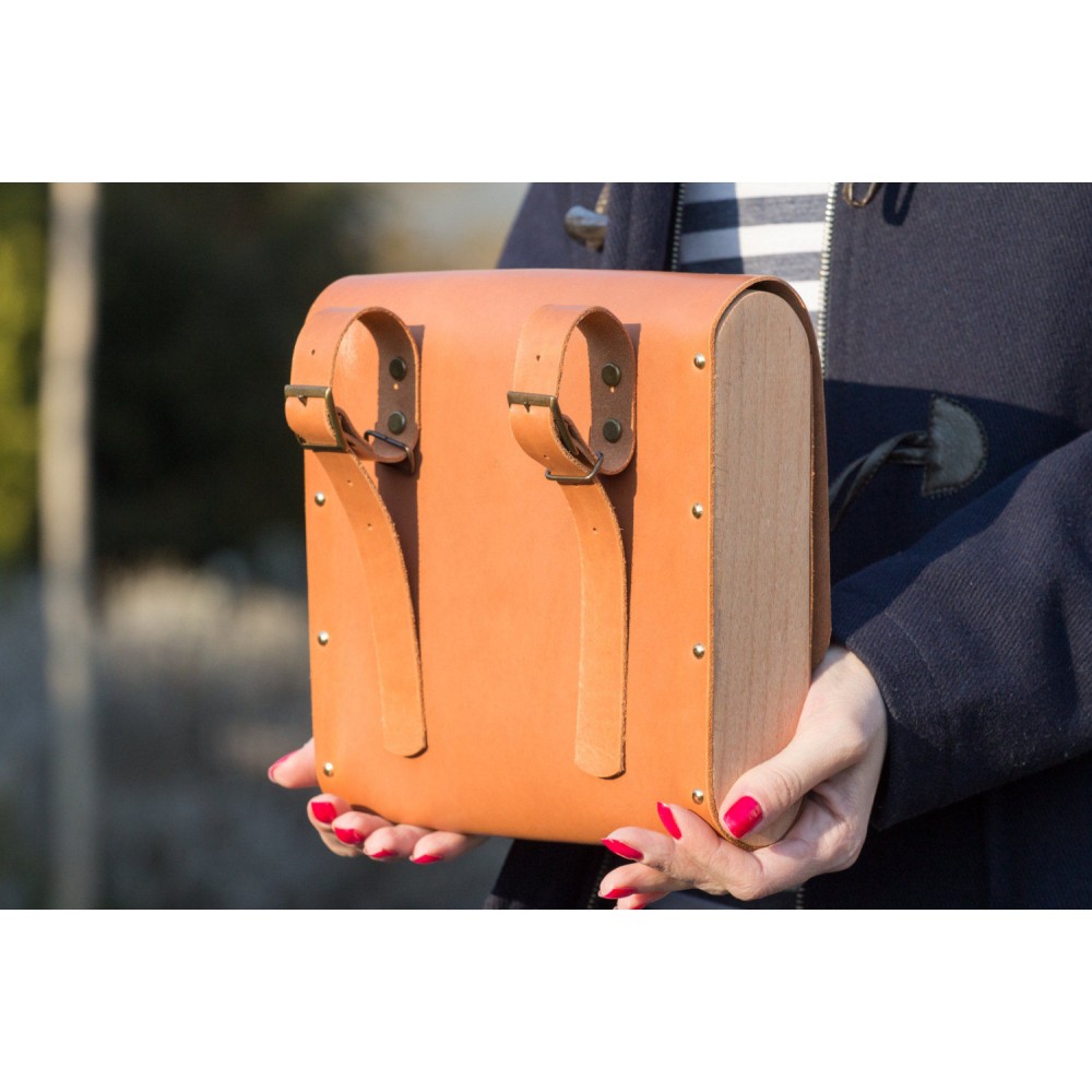 Leather bag accessories, wood gusset, leathercraft tool